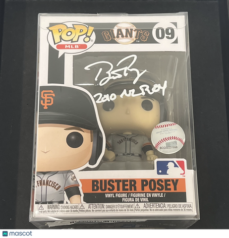 Buster Posey Signed San Francisco Giants Funko Pop PSA