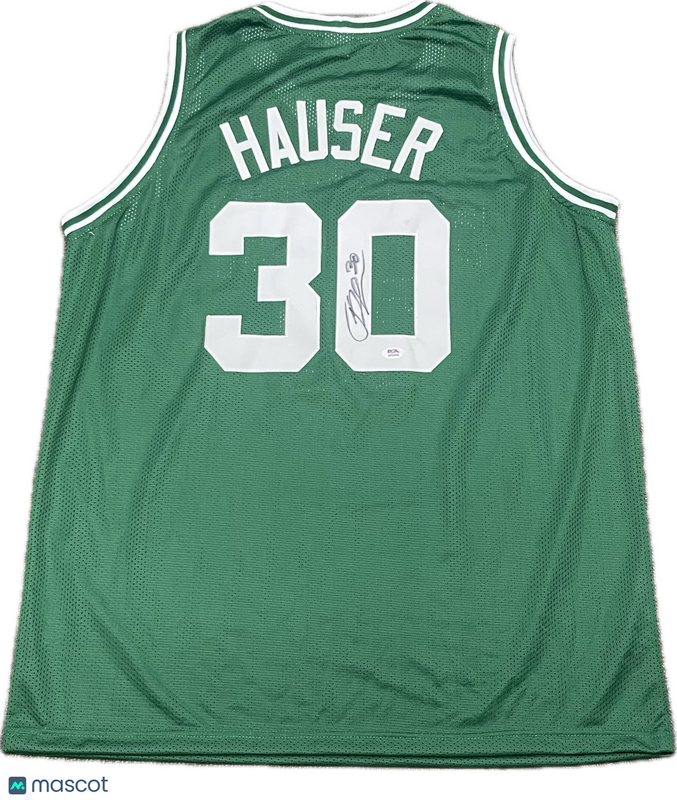 Sam Hauser Signed Jersey PSA Boston Celtics Autographed