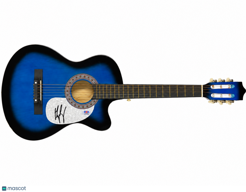 Morgan Evans Signed Guitar PSA Autographed