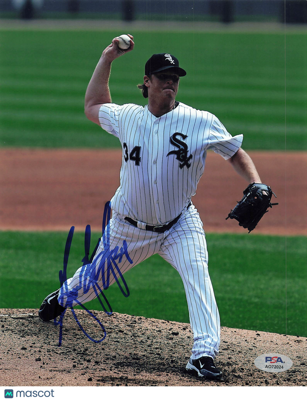 Gavin Floyd Chicago White Sox Signed 8x10 Photo PSA