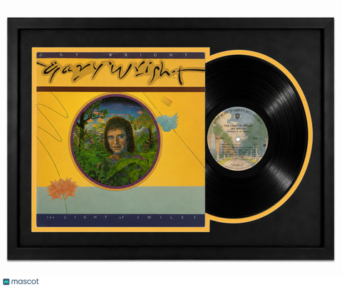Gary Wright Signed The Light of Smiles Customed Framed Vinyl PSA Album Auth