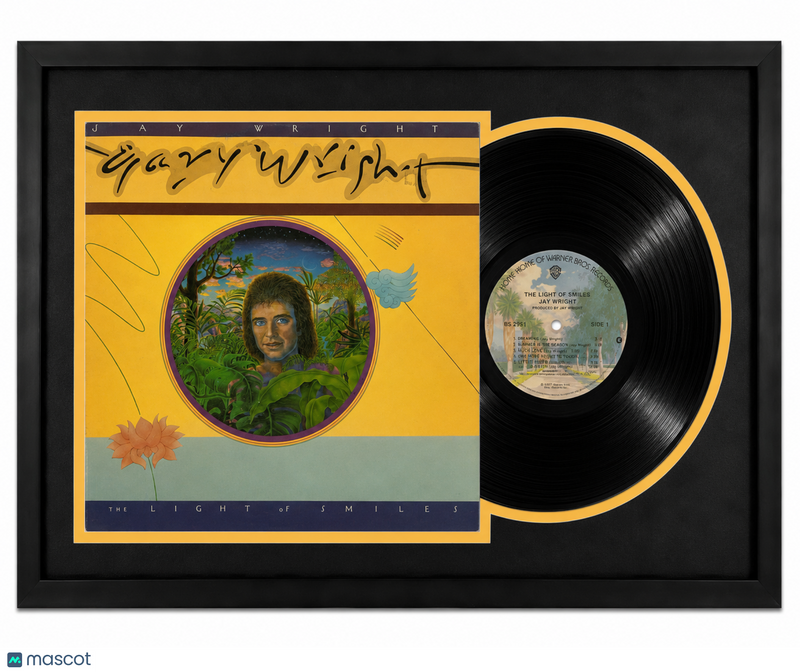 Gary Wright Signed The Light of Smiles Customed Framed Vinyl PSA Album Auth