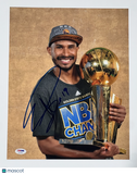 Leandro Barbosa Golden State Warriors Signed Basketball 11x14 Photo PSA