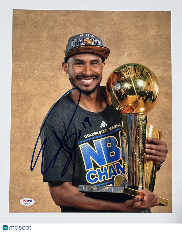 Leandro Barbosa Golden State Warriors Signed Basketball 11x14 Photo PSA