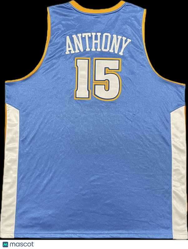 Carmelo Anthony Reebok NBA Authentics Denver Nuggets Jersey