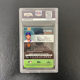 2022 Topps Stadium Club Chrome#351 Jeff McNeil Signed Card PSA New York Mets