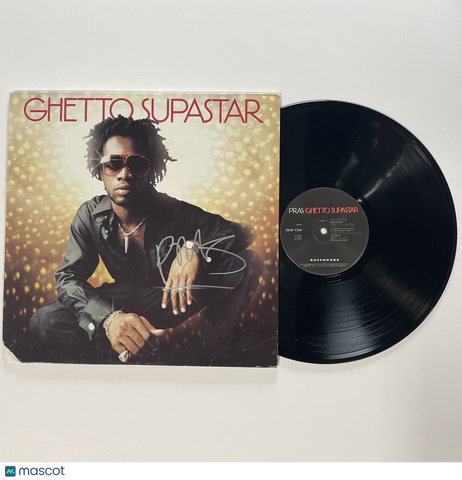 Pras Signed Ghetto Supastar Vinyl Album PSA Autographed