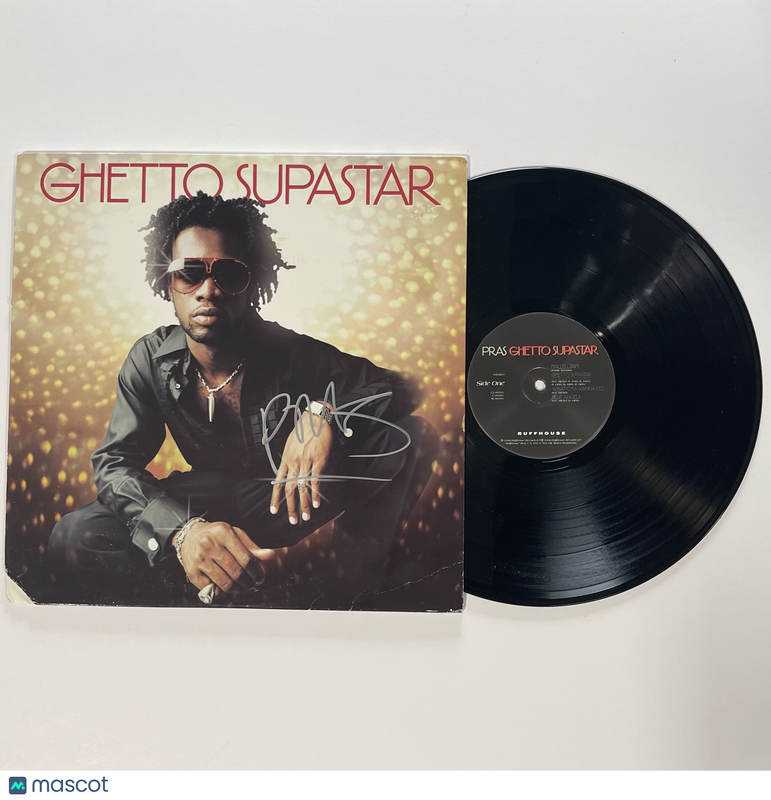 Pras Signed Ghetto Supastar Vinyl Album PSA Autographed