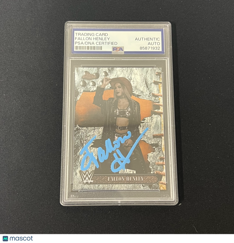 2025 Topps Chrome#78 Fallon Henley Signed Card PSA Auto Authentic Autographed