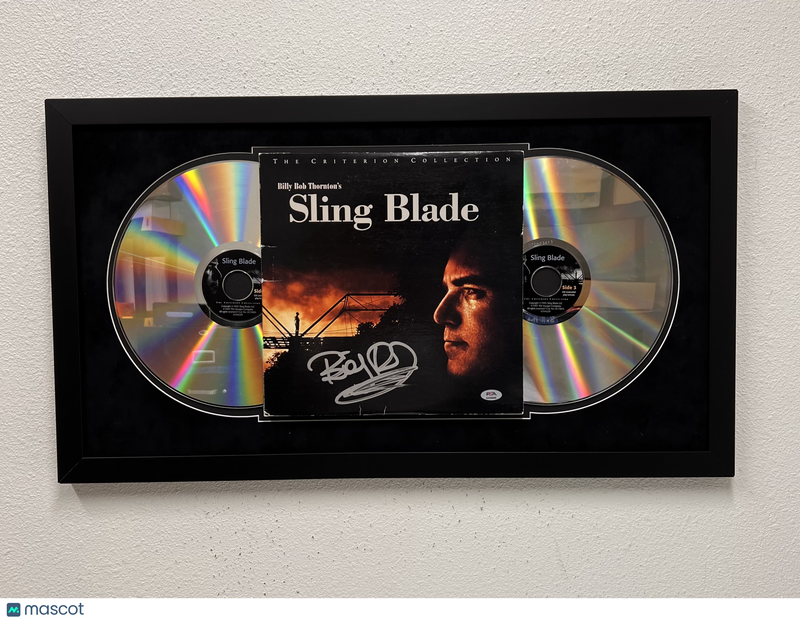 Billy Bob Thornton Signed Movie LaserDisc Custom Framed PSA/DNA Auto Sling Blade