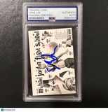 1991 Nike Trading Card Spike Lee #6 Signed Card Auto PSA Slabbed