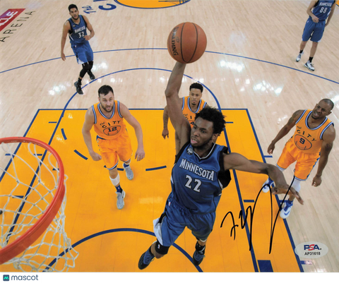 Andrew Wiggins Signed 8x10 PSA Minnesota Timberwolves