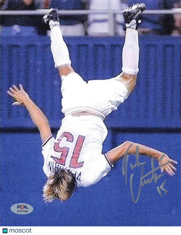 Tisha Venturini Signed USWNT Soccer 8x10 Photo PSA Autographed
