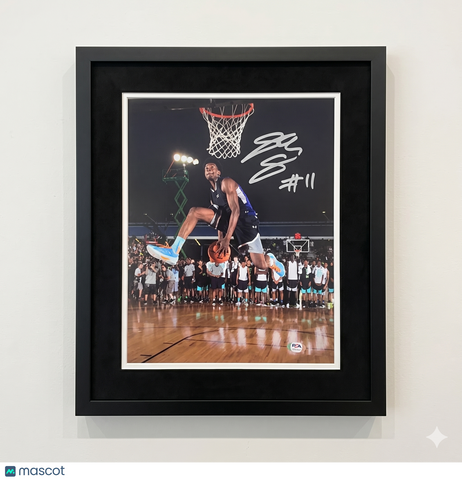 Josh Jackson Memphis Grizzlies Signed Basketball 11x14 Custom Framed Photo PSA