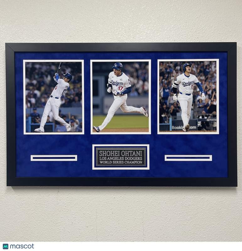 Shohei Ohtani Custom Framed 3 Photo Display Los Angeles Dodgers