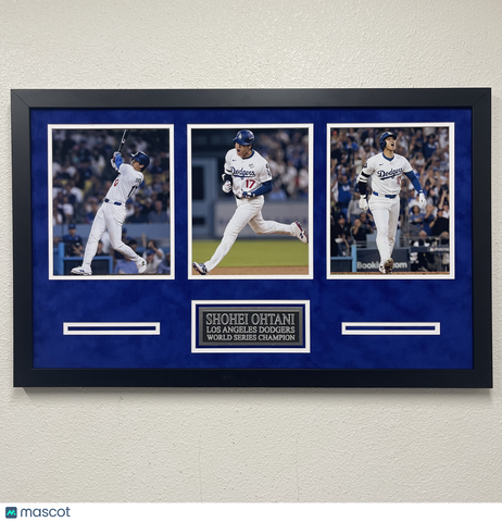 Shohei Ohtani Framed 3 Photo Display Los Angeles Dodgers
