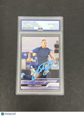 Trinity Rodman 2024 Upper Deck Young Guns#YG-7 Signed Card PSA Autographed