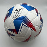 Raphina & Dorival Júnior Signed Soccer Ball JSA Brazil