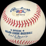 Brendan Rodgers Signed MLB Baseball PSA Colorado Rockies