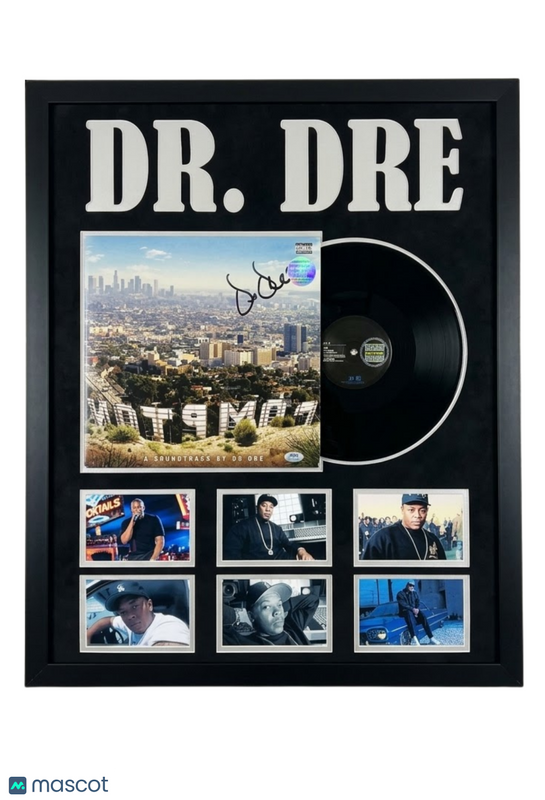 Dr. Dre Signed Compton Framed Album PSA Autographed 26x32