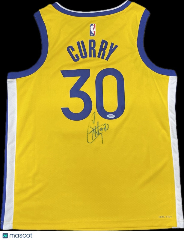 Stephen Curry Signed Jersey PSA Golden State Warriors Autographed