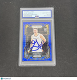 Jack Gohlke 2024 Panini Prizm Draft Picks Blue Wave #32 36/249 Signed Card PSA