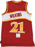 Dominique Wilkins signed jersey PSA/DNA Atlanta Hawks Autographed