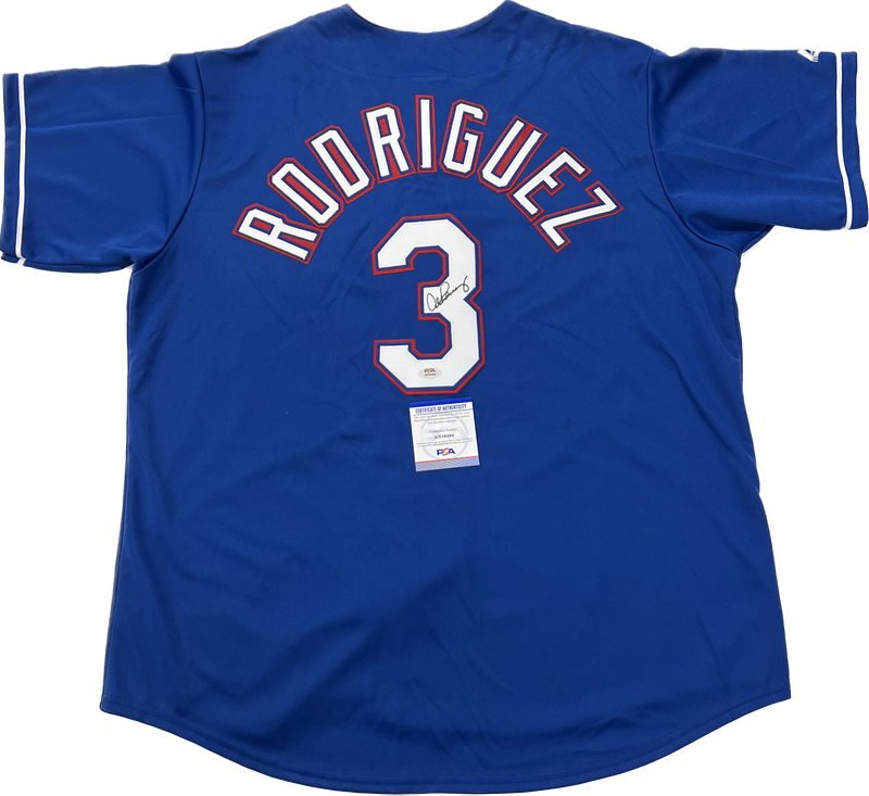 Alex Rodriguez signed jersey PSA/DNA Texas Rangers Autographed