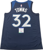 Karl Anthony Towns Signed Jersey PSA/DNA Minnesota Timberwolves Autographed