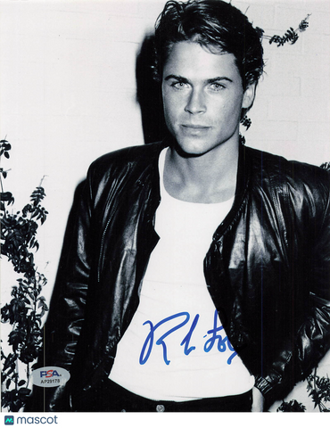 Rob Lowe Signed 8x10 Photo PSA Autographed