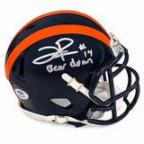 Kalif Raymond Signed Mini Helmet PSA Chicago Bears Autographed