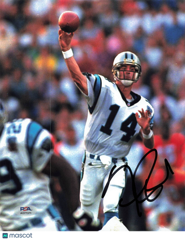 Frank Reich Signed 8x10 Photo PSA Carolina Panthers