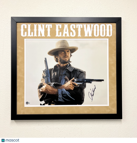Clint Eastwood Signed The Outlaw Josey Wales 24x26 Framed Photo BAS Autographed