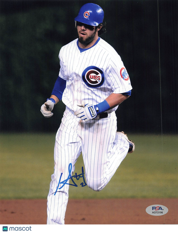Ian Stewart Chicago Cubs Signed 8x10 Photo PSA