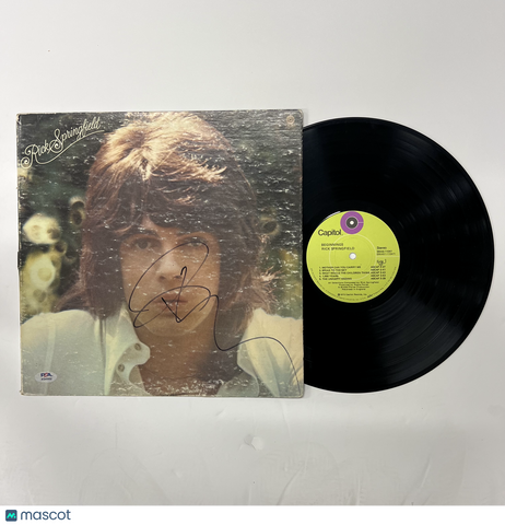 Rick Springfield Signed Beginnings Album Vinyl Album PSA