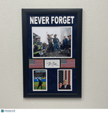 George W. Bush Signed Cut Framed 9/11 JSA Autographed 16x24"