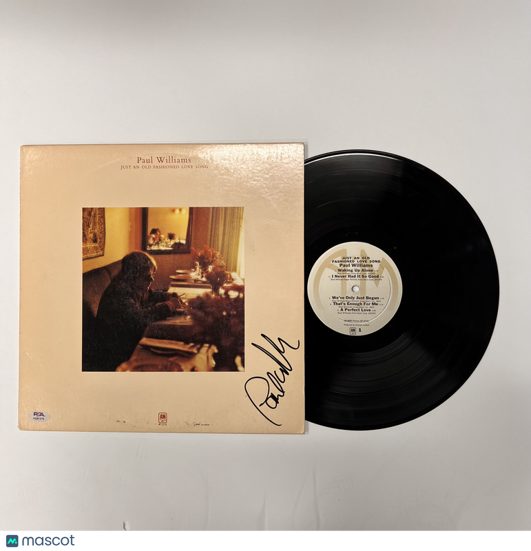 Paul Williams Signed Just An Old Fashioned Love Song Vinyl Album PSA Autographed