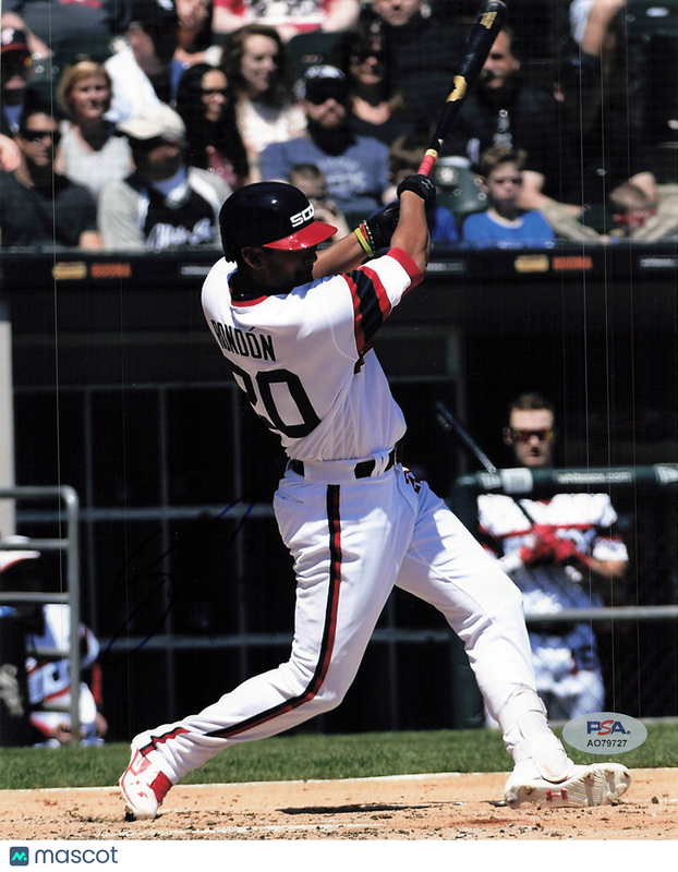 Jose Rondon Chicago White Sox Signed 8x10 Photo PSA