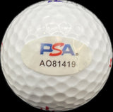 Patrick Cantlay Signed Golf Ball PSA Autographed