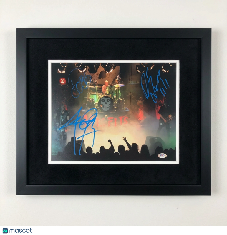Dez Cadena, Jerry Only, and Robo Signed 11x14 Framed Photo PSA Autographed