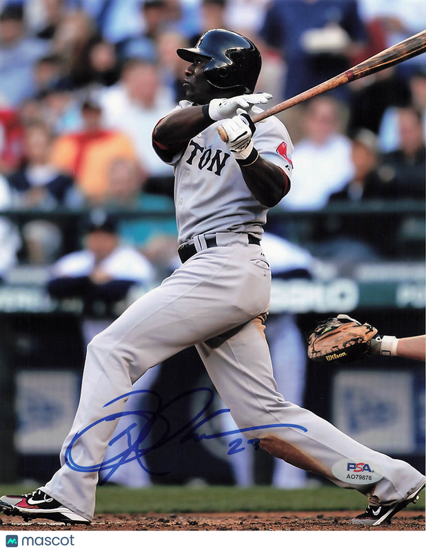 Mike Cameron Boston Red Sox Signed 8x10 Photo PSA
