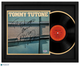 Tommy Tutone Signed Tommy Tutone Custom Framed Vinyl Album PSA Auth