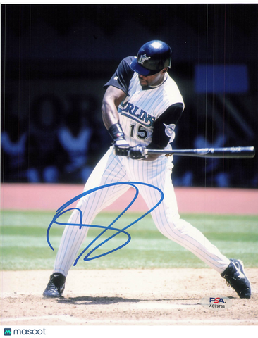 Cliff Floyd Florida Marlins Signed 8x10 Photo PSA