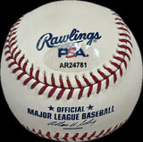 Ubaldo Jimenez Signed MLB Baseball PSA Baltimore Orioles