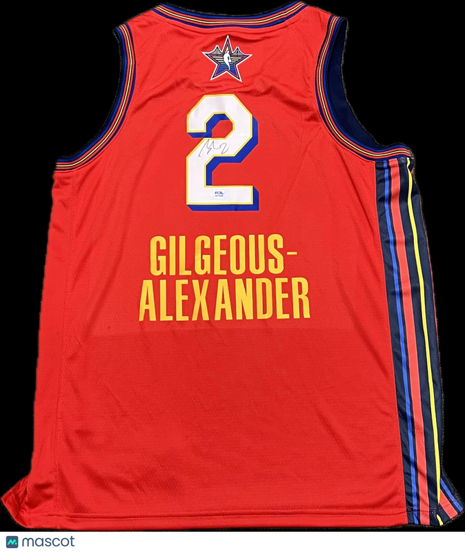 Shai Gilgeous-Alexander Signed All-Star Jersey PSA OKC Thunder Autographed