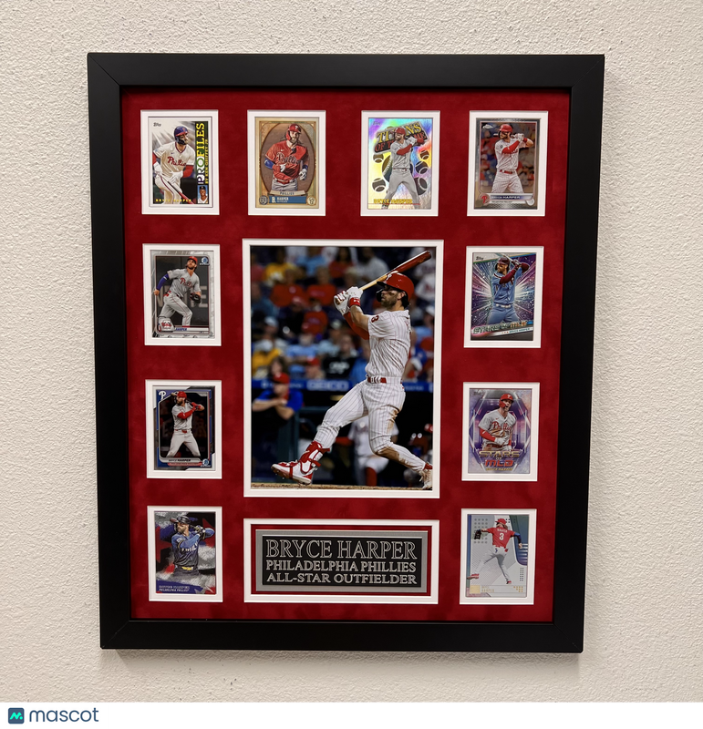 Bryce Harper 10-Card Custom Display Frame Philadelphia Phillies