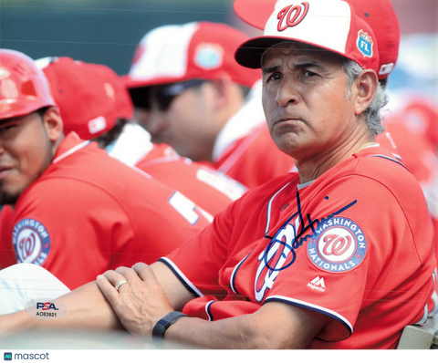 Dan Firova Washington Nationals Signed 8x10 Photo PSA