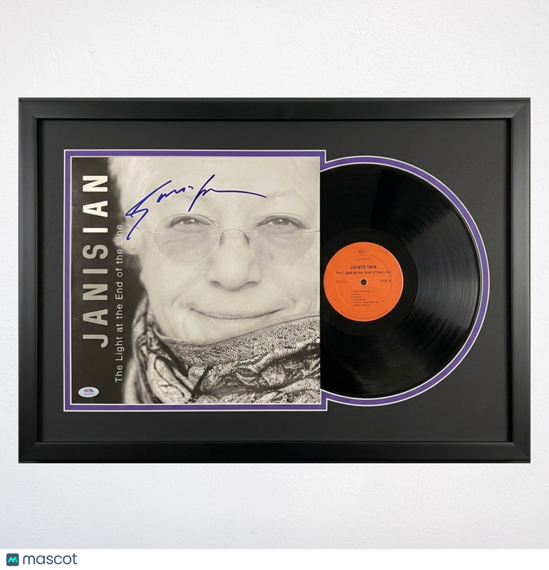 Janis Ian Signed The Light at the End of the Line Custom Framed Vinyl PSA Album