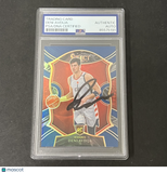 2020-21 Panini Select #69 Deni Avdija Blue Prizm signed card PSA