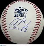 Cristian Javier Signed MLB Baseball PSA Houston Astros